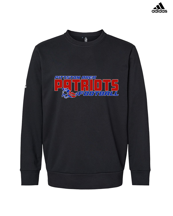 Pittston Area HS Football Bold - Mens Adidas Crewneck