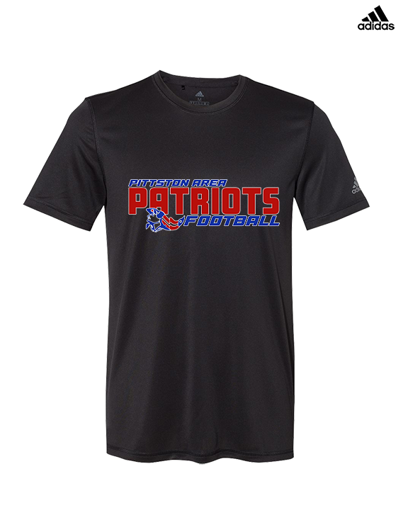 Pittston Area HS Football Bold - Mens Adidas Performance Shirt