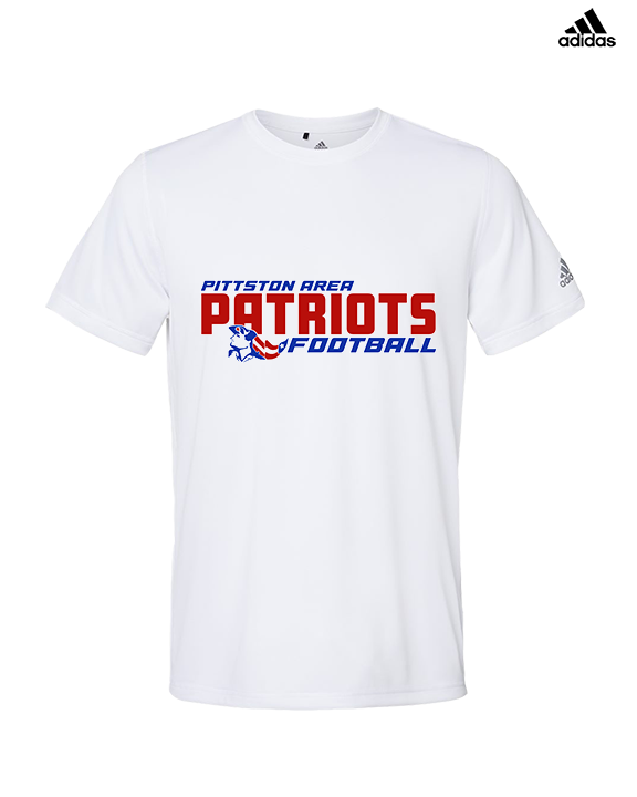 Pittston Area HS Football Bold - Mens Adidas Performance Shirt