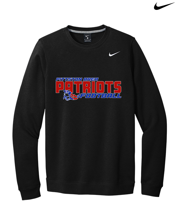 Pittston Area HS Football Bold - Mens Nike Crewneck