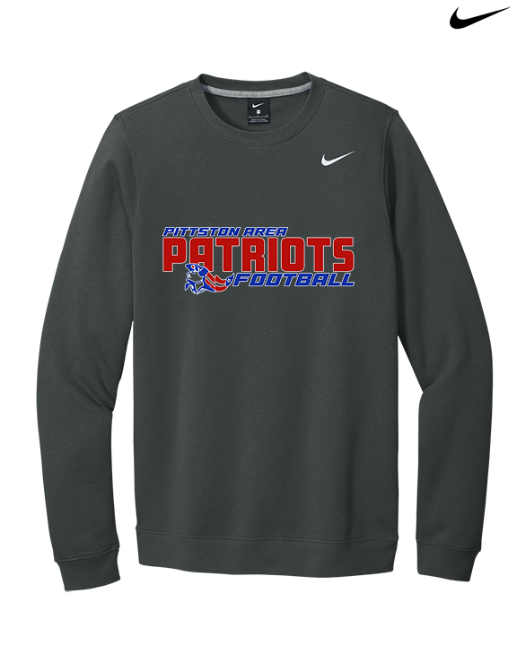 Pittston Area HS Football Bold - Mens Nike Crewneck