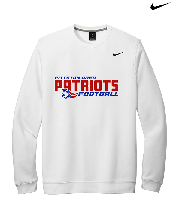 Pittston Area HS Football Bold - Mens Nike Crewneck