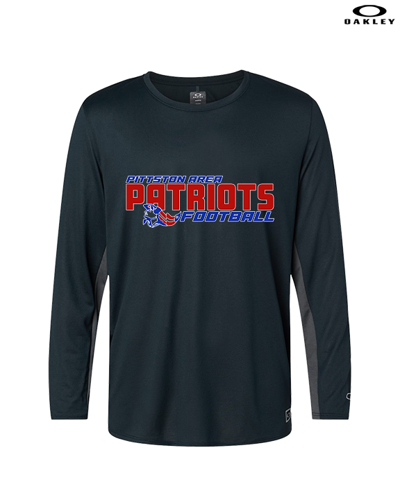 Pittston Area HS Football Bold - Mens Oakley Longsleeve