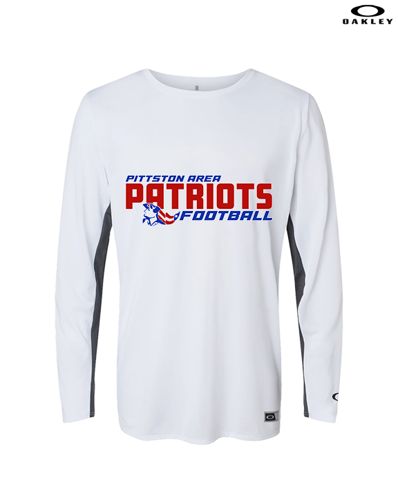 Pittston Area HS Football Bold - Mens Oakley Longsleeve