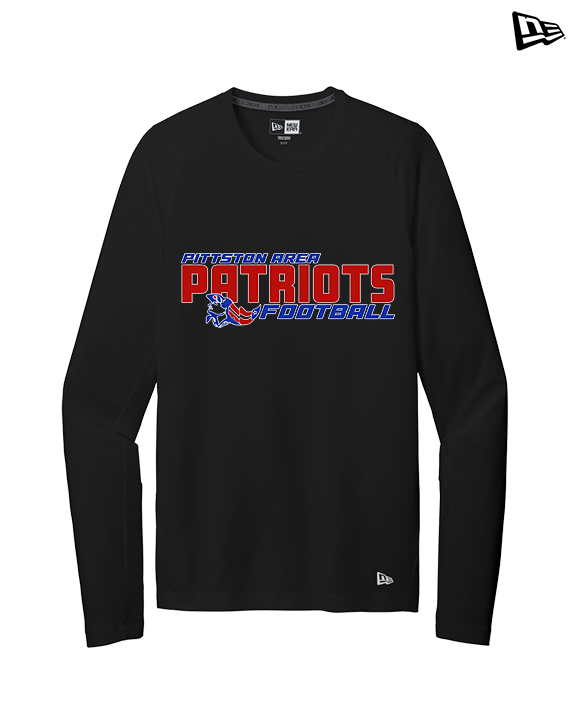 Pittston Area HS Football Bold - New Era Performance Long Sleeve