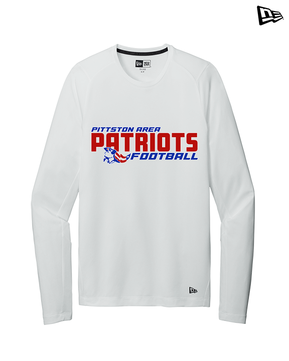 Pittston Area HS Football Bold - New Era Performance Long Sleeve