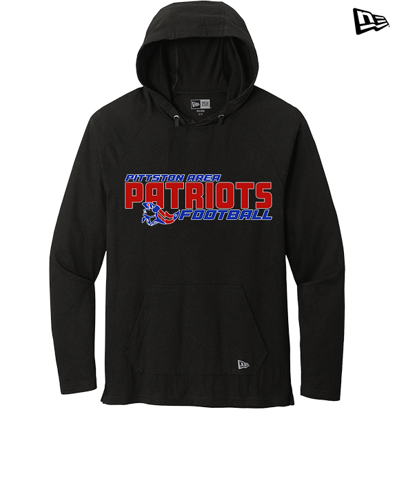 Pittston Area HS Football Bold - New Era Tri-Blend Hoodie