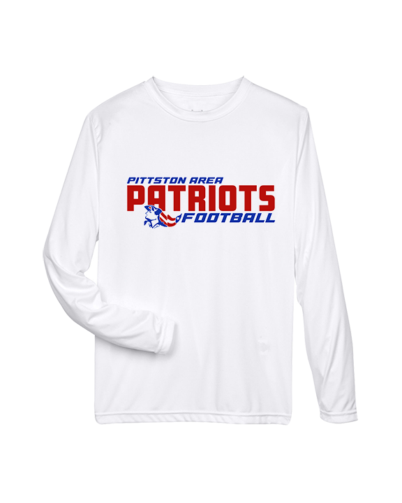 Pittston Area HS Football Bold - Performance Longsleeve