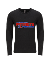 Pittston Area HS Football Bold - Tri-Blend Long Sleeve