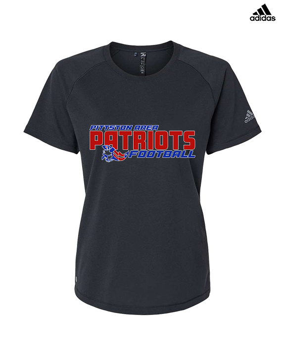 Pittston Area HS Football Bold - Womens Adidas Performance Shirt