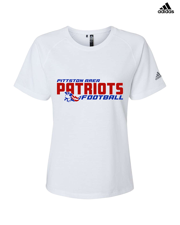 Pittston Area HS Football Bold - Womens Adidas Performance Shirt