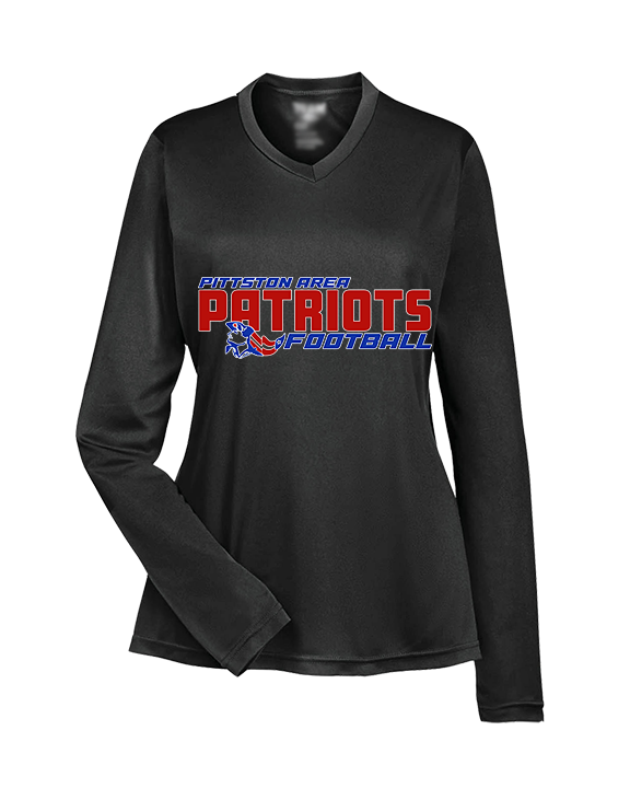 Pittston Area HS Football Bold - Womens Performance Longsleeve