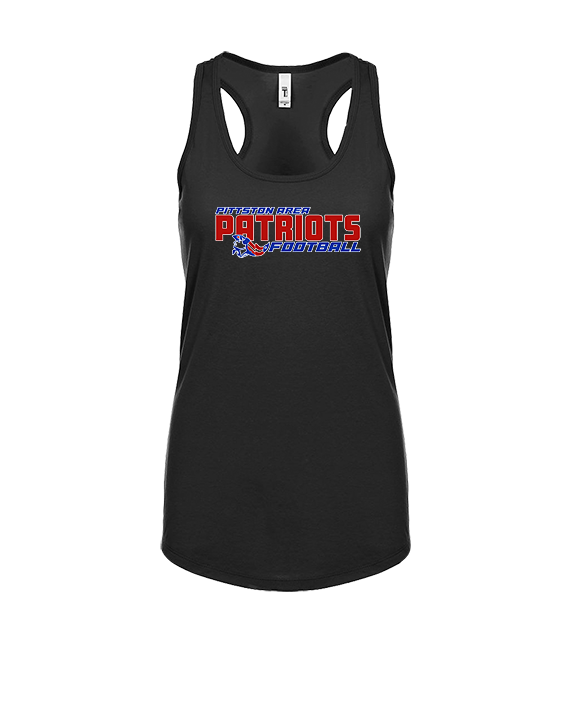 Pittston Area HS Football Bold - Womens Tank Top