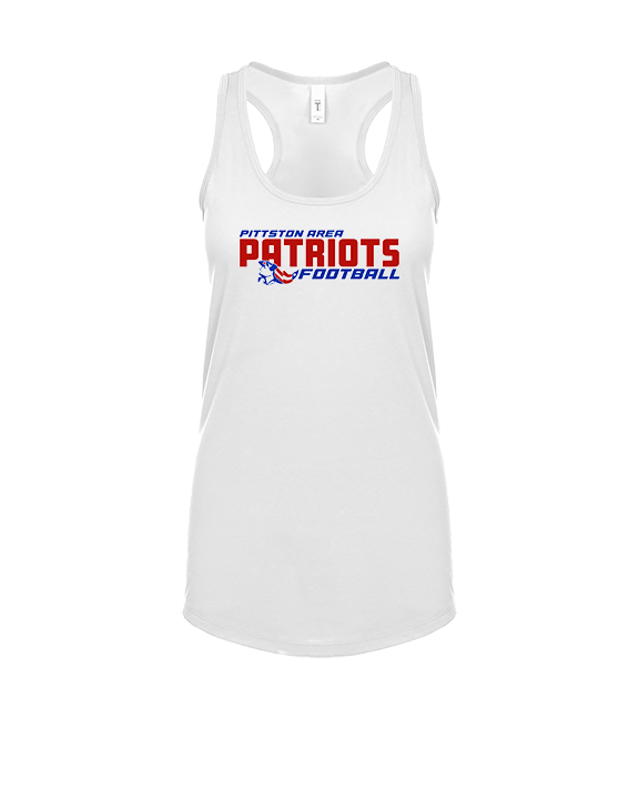 Pittston Area HS Football Bold - Womens Tank Top