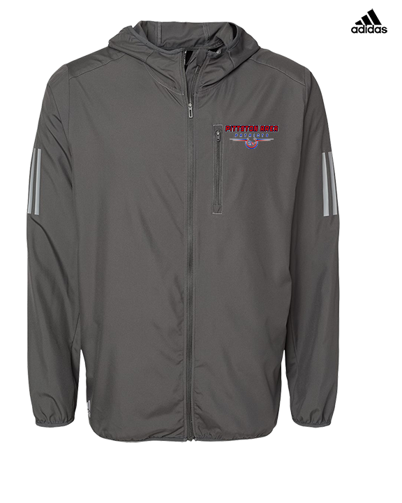 Pittston Area HS Football Design - Mens Adidas Full Zip Jacket