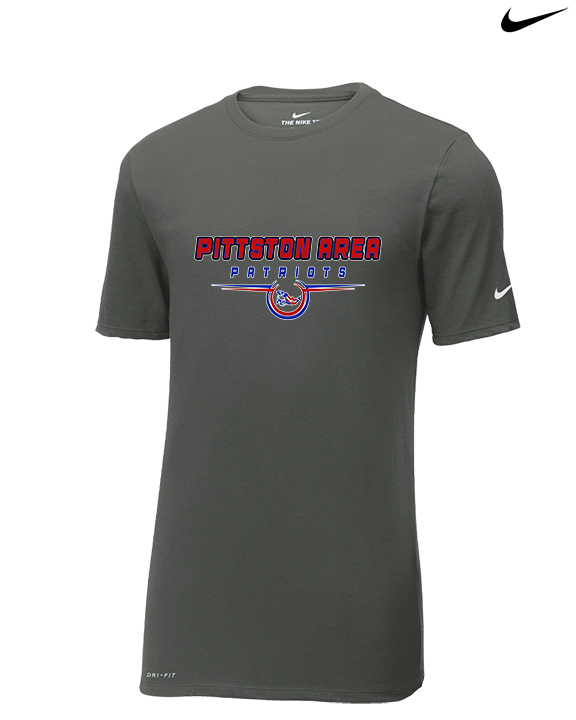 Pittston Area HS Football Design - Mens Nike Cotton Poly Tee