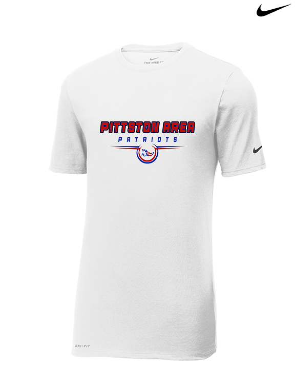 Pittston Area HS Football Design - Mens Nike Cotton Poly Tee