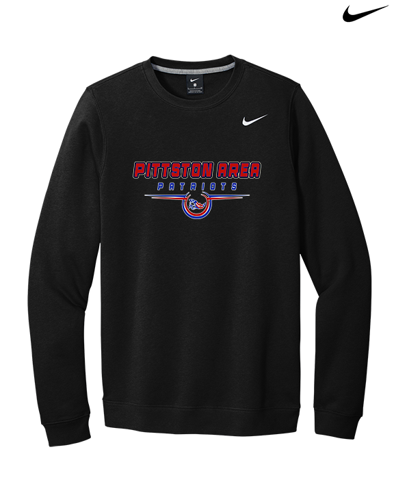 Pittston Area HS Football Design - Mens Nike Crewneck