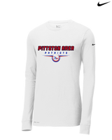 Pittston Area HS Football Design - Mens Nike Longsleeve