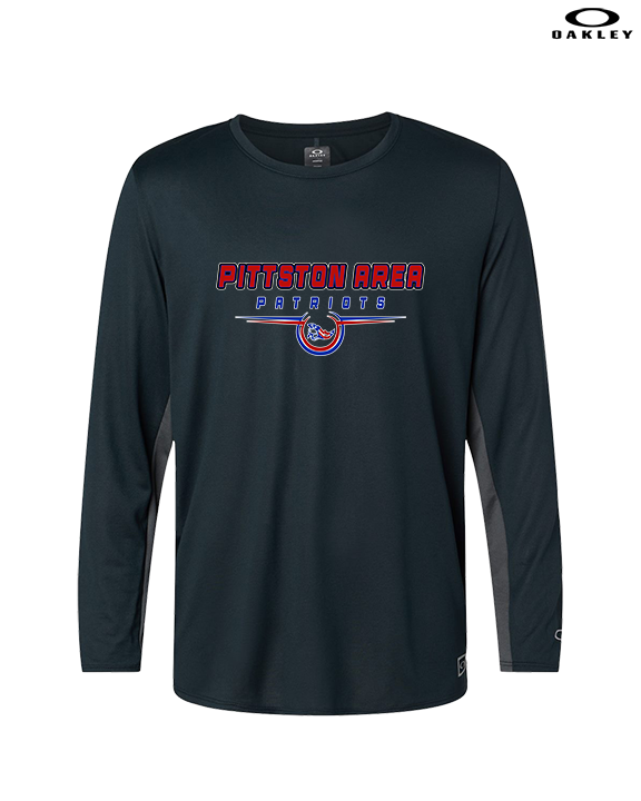 Pittston Area HS Football Design - Mens Oakley Longsleeve