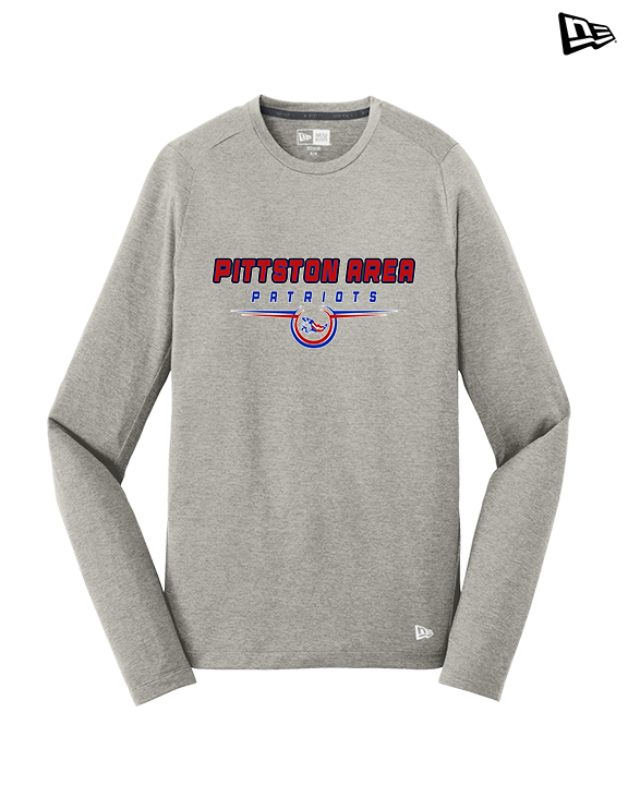 Pittston Area HS Football Design - New Era Performance Long Sleeve