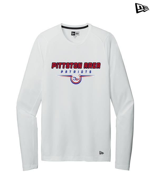 Pittston Area HS Football Design - New Era Performance Long Sleeve