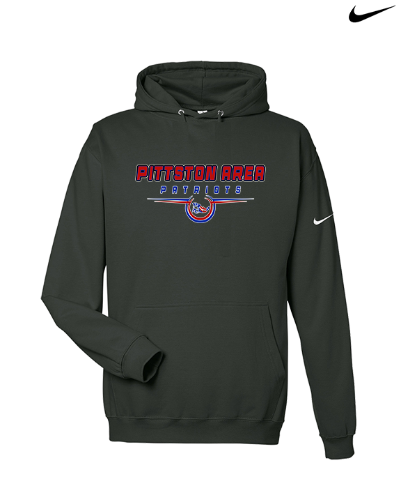 Pittston Area HS Football Design - Nike Club Fleece Hoodie