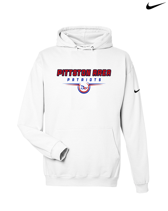 Pittston Area HS Football Design - Nike Club Fleece Hoodie