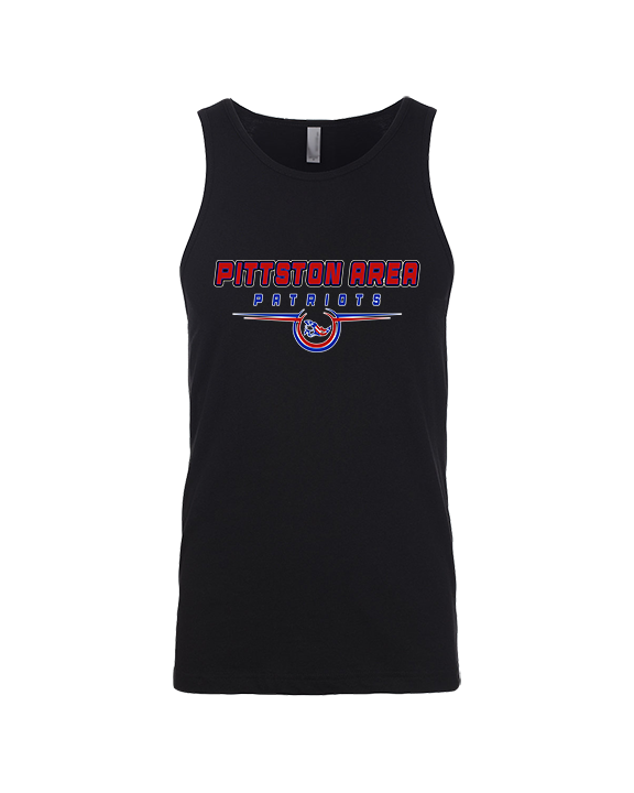 Pittston Area HS Football Design - Tank Top