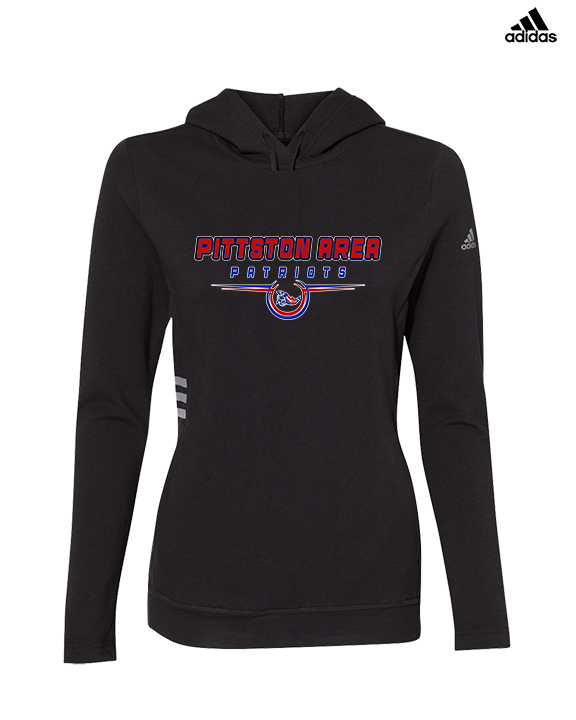 Pittston Area HS Football Design - Womens Adidas Hoodie