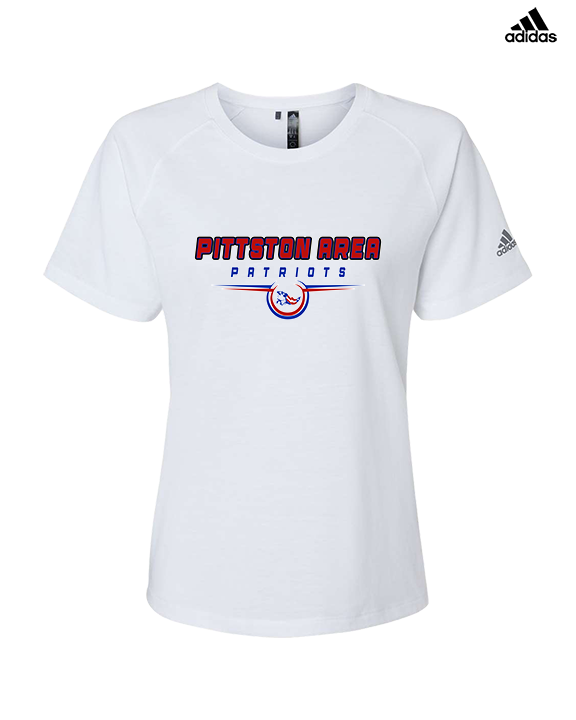 Pittston Area HS Football Design - Womens Adidas Performance Shirt