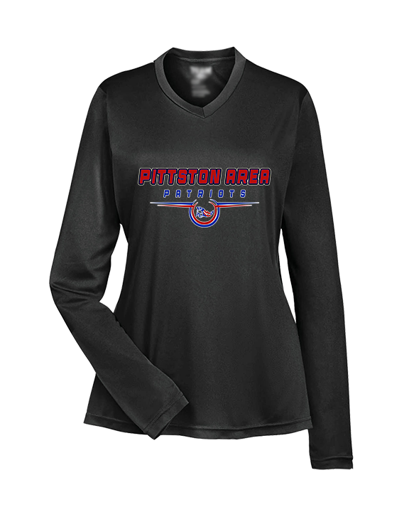 Pittston Area HS Football Design - Womens Performance Longsleeve