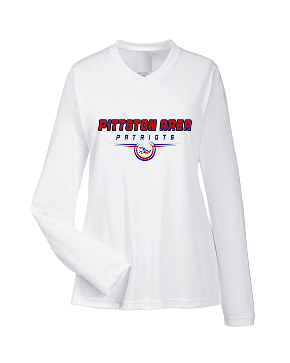 Pittston Area HS Football Design - Womens Performance Longsleeve