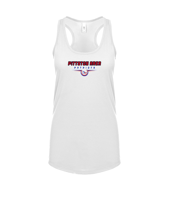 Pittston Area HS Football Design - Womens Tank Top