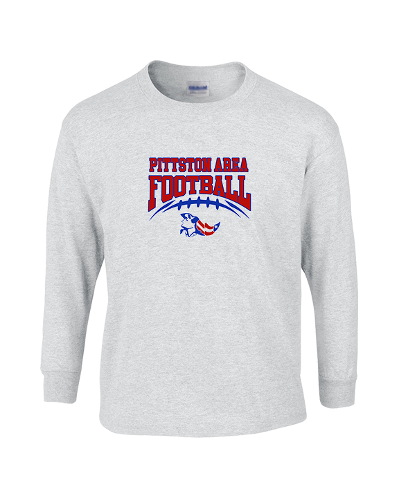 Pittston Area HS Football School Football - Cotton Longsleeve