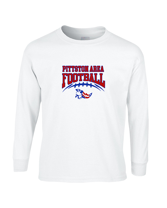 Pittston Area HS Football School Football - Cotton Longsleeve