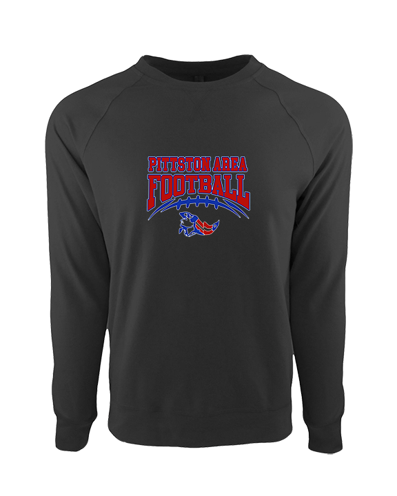 Pittston Area HS Football School Football - Crewneck Sweatshirt