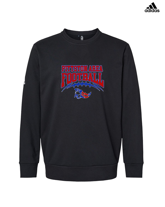 Pittston Area HS Football School Football - Mens Adidas Crewneck