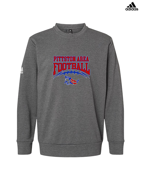 Pittston Area HS Football School Football - Mens Adidas Crewneck