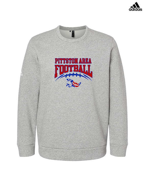 Pittston Area HS Football School Football - Mens Adidas Crewneck