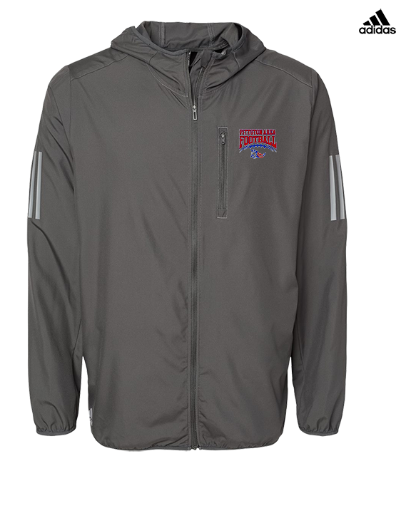 Pittston Area HS Football School Football - Mens Adidas Full Zip Jacket