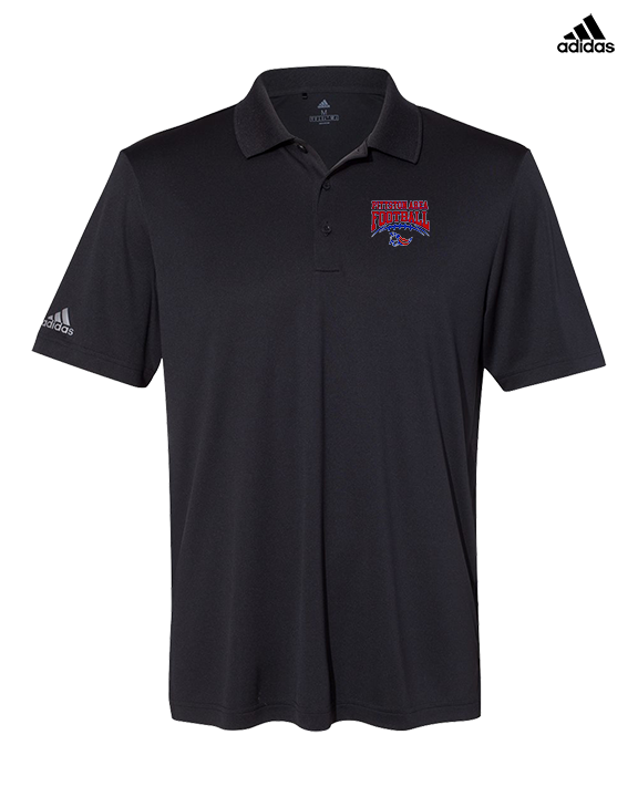 Pittston Area HS Football School Football - Mens Adidas Polo