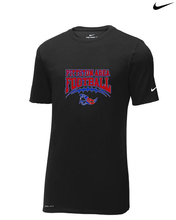 Pittston Area HS Football School Football - Mens Nike Cotton Poly Tee