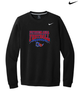 Pittston Area HS Football School Football - Mens Nike Crewneck