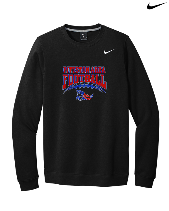 Pittston Area HS Football School Football - Mens Nike Crewneck