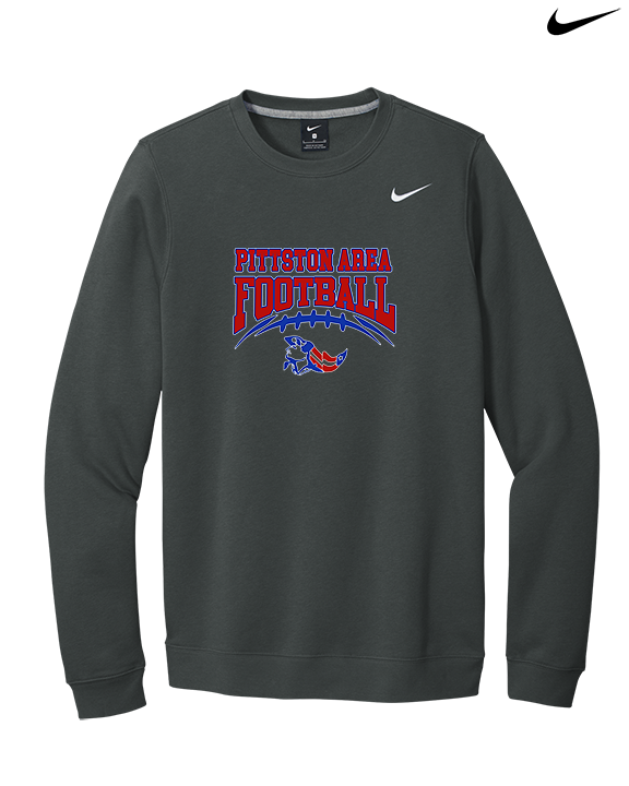 Pittston Area HS Football School Football - Mens Nike Crewneck