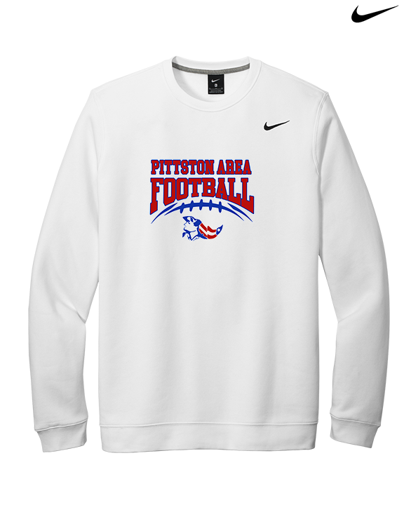 Pittston Area HS Football School Football - Mens Nike Crewneck