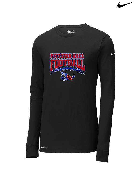 Pittston Area HS Football School Football - Mens Nike Longsleeve