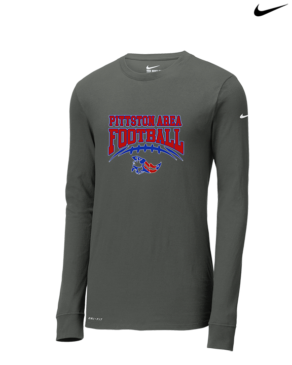 Pittston Area HS Football School Football - Mens Nike Longsleeve