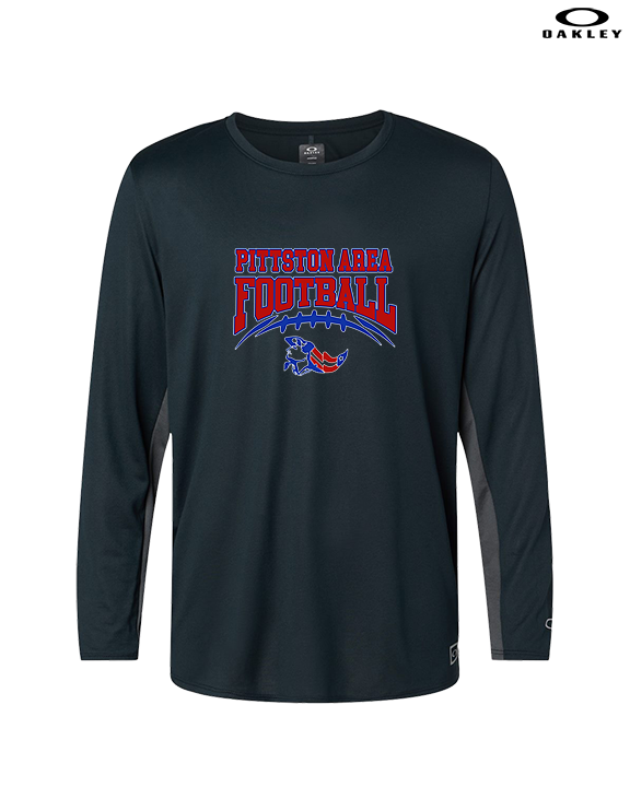 Pittston Area HS Football School Football - Mens Oakley Longsleeve